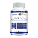Ricerca Verified Gas and Bloating - Rilassa i muscoli intestinali, Elimina il Gas Buildup - Polvere di carciofo, Ginger, Peppermint Leaf Powder - 60 capsule - Vegan...