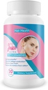 Pillole ultra anti-invecchiamento del succo di capelli - Phytoceramides 350mg - Ammorbidisci capelli e pelle con questo Pillola Anti-invecchiamento appositamente formulato con vitamina A, vitamina C, vitamina D, vitamina E e Phytoceramides