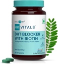 QURA DHT Blocker con biotina, ortica e proteine di SOYA, aiuta a ridurre la caduta dei capelli, stimola la crescita dei capelli, pacchetto di 60 compresse