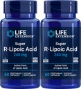 Super R-Lipoic Acid 240 mg, 60 capsule vegetariane (pacchetto di 2)
