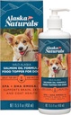 Alaska Naturals – Wild Alaska Salmon Oil Formula Dog Food Topper – EPA e DHA Omega-3 - Supplemento per la pelle sana, Shiny Coat – Made in the USA – 15.5 oz. Bottiglia di pompaggio
