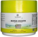 Nutriherbs Super Greens Powder - 225g | 33 Frutta Nutriente-Rich, Verdura e Probiotici per una maggiore energia, immunità e digestione | Potente polvere di Superfood Verde | 30 Delicious Servings