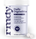 rmdy costipation, Bloating, & Gas Relief | Relief from Diarrhea, & IBS | Probiotic for Digestive Health & Gut | 60 Sugar Free Chewable Bloating Relief Tablets