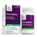 Terry Naturally Tri-Iodine - Sostenere la salute della tiroide - aiuta l'equilibrio dell'ormone con l'iodio molecolare da Kelp - Caratteristiche Idiota di potassio & Sodium - Brain & Energy Support - 12.5mg, 180 Capsule
