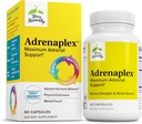 Terry Naturally Adrenaplex - Supplemento Funzione Gland surrenale - Integratore di supporto ghiandolare con Vitamine C & B6 - Integratore alimentare per sostenere la funzione surrenale sana - 60 capsule