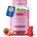 Premium Vaginal Probiotics Gummies – 5 miliardi di CFU – pH Balance & Vaginal Health Support – Prebiotics & Digestive Enzymes – Supporta Vaginal Flora & Odor Control– Trattamento di infezione da lievito