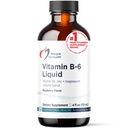 Progetti per la salute Vitamina B6 Liquido - 50mg B6 con Magnesio Chelato + Supplemento Zinco - Assorbi Facilmente + Grande Aroma di lampone Degustazione (24 Serve / 4 Fl Oz)