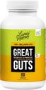 LIVELY VITAMINA CO. Great Guts Probiotic - 100 miliardi di CFU Probiotici - Balance Gut Microbiome, GI Tract, Inflammation, Indigestione, Reflux, Upset Stomach, & Diarrea - 60 Caps
