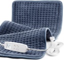 Pad riscaldante per il rilievo del dolore posteriore, Extra Large 33 x 17, Riscaldatore portatile per spalla, Neck, Cramp, Dolore mestruale, con aggiornato 6 timer & 6 regolatore di temperatura