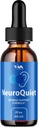 (1 pacchetto) Gocce NeuroQuiet - Neuro Quiet Advanced Formula Hearing Support, Salute cognitiva e benessere generale, 1 mese di fornitura