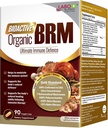 LABO Nutrition Bioactive Organic BRM - Advanced Immune Support & Maintain Natural Killer Cell Activity; 6 Funghi terapeutici Lingzhi, Yunzhi, Maitake, Shiitake, Agaricus Blazei Murill & Cordyceps