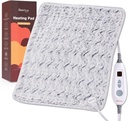 Cuscinetto XL riscaldatore elettrico 20'x24''' Doppio Cuscinetto riscaldato in pelliccia sintetica, 6 livelli di calore, 2H Auto-Off, Moist & Dry Heat Terapia per il sollievo dal dolore posteriore, Lavabile in lavatrice, Certificato ETL, Scatola regalo