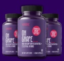 Oh Grape Resveratrolo Supplemento 525mg (60 capsule) | Supporta funzione cognitiva, Heart Health & Immune System | Alimentato con zinco, magnesio e altri nutrienti essenziali