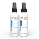 Dermasolve Stop Itch Spray con olio di Neem organico al 100%, Rilievo di Psoriasi di Scala e Corpo, Pelle Asciugata, Bite, Scommessa, Bruciatura e Rash