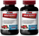 Difesa Immune - Goji Berry Extract Complex - Natural Vitality Pills, Potente Antiossidante, Estratto di melograno, Corpo Detox Complex, Holistic Wellness Support, Natural Energy Boost, 2 Bot 120 Caps