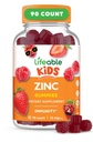 Gummie di zinco vitali per bambini |15mg | Grandi Tasting bambini Integratori di zinco | GMO Vitamine di zinco vegetariane gratuite | per la pelle sana e supporto immunitario per bambini e bambini | 90 Gummies