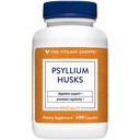 La vitamina Shoppe Psyllium Husks – Plantago Ovata Fiber Supplemento che supporta regolarità e colesterolo sano, 840 mg per porzione - Gluten Free (600 capsule)
