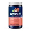 NaturVet Brewers Dried Yeast Formula con Aglio Flavoring Plus Vitamine per Cani e Gatti, Polvere, Made in the USA with Globally Source Ingredients 1 Pound