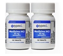 Reliable-1 Laboratories Meclizine 25 mg generico Bonine Motion Sickness (100 Chewable Tablets Ogni (2-Pack) - Prevenire Nausea, Vomiting e vertigini causati da Motion Sickness