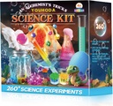 260+ Esperimenti di scienza - Oltre 120 pz Kit di scienza per bambini Età 5-7-9-12, Ragazze Pre School Chemistry Set & STEM Learning Giocattoli educativi, Regali di compleanno Calze di Natale Stuffer per bambini