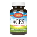 Carlson - ACES, Vitamine A, C, E + Selenio, Salute Cellulare & Supporto Immune, Antiossidante, 90 Softgels