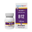 Sorgente superiore No Shot Vitamina B-12 Cyanocobalamin 1000 mcg - Vitamina B-12 per sostenere la produzione di energia, salute del cervello & benessere generale - Tablets bilingue - 100 compresse dissolvibili