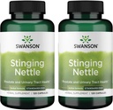 Swanson Sting Nettles - Integratore Erborisdizionale Salute e Tratto urinario Supporto - Formula Naturale Sostegno Respiratorio Salute & Fluid Balance - (120 capsule) (2 Confezione)