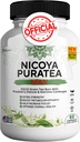 Nicoya PuraTea Max Green Tea Extract & Green Coffee Bean per il supporto Metabolismo, Natural Energy Boost, Antiossidante-Rich Supplement – 60 capsule