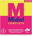 Midol Caplets Complete, 24-Pack of 2), Packaging May Vary