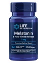 Melatonina 6 ore rilascio timed, 3 mg, Extended-Release Formula per il supporto ottimale del sonno, sani circadian Rhythms, difesa cellulare, senza glutine, non OGM, vegetariano, 60 compresse