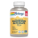 SOLARAY Magnesio Glycinate Capsule, Magnesio Chelato Bisglycinate w/BioPerine, Supplemento di Magnesio ad Assorbimento Superiore - Bones, Muscoli, Supporto Cuore, Vegan (30 Serve, 120 VegCaps)