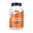 NOW Integratori alimentari, Quercetina con Bromelain, Sistema immunitario bilanciato*, 240 capsule di Veg