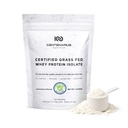 Centenarius Nutrition Grass Fed Whey Protein Polvere non aromatizzata 500g con aminoacidi naturali per la crescita del muscolo ottimizzata, il recupero e l'efficienza - Cold-Filtered, senza additivi o ormoni
