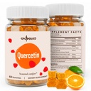Quercetin 500mg Gummies per bambini – con Bromelain, Vitamina C & D3, Sting Nettle & Licorice, Equilibrio Stagionale & Body Defenses, Vegan, 120 Gummies