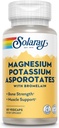 Solaray Magnesio e Potassio Asporotates w/Bromelain, Elettrolita sano, Muscolo, Cuore e Supporto cellulare, 60 VegCaps