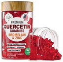BioVit Quercetin Gummies 500MG - Quercetina attivata per bambini e adulti Immune System & Allergy - Chewable with Bromelain, Zinc, Vitamina C, Vitamina D3 - Made in USA - 60 Vegan Gummy Bears