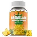 Bromelain Liposomico con Gummie di Quercetina, 1000mg Bromelain Supplemento per Donne & Uomini, con Probiotici, Enzimi Digestivi per Gut, Supporto Digestivo & Immune, Zucchero Libero, Sapore di ananas, 60 Conte
