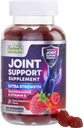 Integratore di supporto congiunto - Gomma Glucosamina Extra Forza Supporta Giunti Salute e Flessibilità per Indietro, Ginocchiere, Mani - Supporto Naturale Vitamina E Immune - Migliori Gummies per Donne &amp; Uomini - 120 Gummies