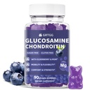 Glucosamina Condroitin Gummies con MSM & Elderberry Extra Strength 3000MG - Supporto congiunto, Antiossidante Supporto Immune Supplemento per Adulti, Uomini & Donne - 90 Bluberry Gummies