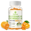 Glucosamina Condroitin Gummies con MSM & Elderberry Extra Strength - Supporto congiunto, Antiossidante Integratore di Supporto Immune per Adulti, Uomini & Donne. Arancione