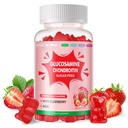 DANEW Pro Glucosamine Chondroitin Gummies con MSM & Elderberry Extra Strength - Supporto congiunto, Antiossidante Integratore di Supporto Immune per Adulti, Men & Women.90