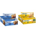 Quest Nutrizione Mirtillo Muffin (12 Conte) e Torta di Limone (12 Conte) Barre proteiche Bundle, Proteina alta, Senza glutine