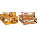 Quest Nutrition Crispy Chocolate Peanut Butter Hero Protein Bar, 18g Protein & Chocolate Peanut Butter Bar, High Protein, Low Carb, Gluten Free, Keto Friendly, 12 Count