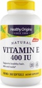 Vitamina E 400 IU (Natural, Non OGM, Gluten Free, Skin Support, Supporto cardiovascolare), 360 Softgels