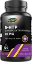 Oxify 5-HTP 5-Hydroxytryptophan 50 mg | 120 capsule | Gluten-Free, Non OGM | Supplemento Prodotto negli Stati Uniti