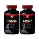 arabinogalactan, integratore di flora intestinale, polvere di foglia di aloe vera organico - CANDIDA AWAY COMPLEX - capsule di olio di origano, capsule di supplemento di verme, booster immunitario, supporto candida - 2 Bottiglia 120 Caps