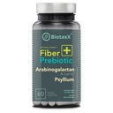 Psyllium Husk (Plantago ovata) + Arabinogalactan ≥95% – 660 mg, 60 capsule vegane – Fiber Complex