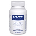 Incapsulazioni Pure Zinc 30 mg - Supplemento per il supporto del sistema immunitario, la crescita e lo sviluppo, e Guarizione del tessuto* - con Zinc Picolinate 30 mg - 180 capsule