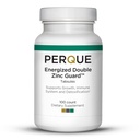PERQUE Energized Double Zinc Guard 100 Tabs – Dual-Form Zinc Supplement con Picolinate & Citrate – Supporta Immune, Skin & Cellular Health – Alta assorbimento, Non OGM, Formula senza glutine – 100ct