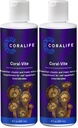 Coralife Saltwater Fish Tank Aquarium Coral-Vite Liquid Essential Vitamina e Trace Supplemento minerale per acquari di barriera, 8 oz (Pack of 2)